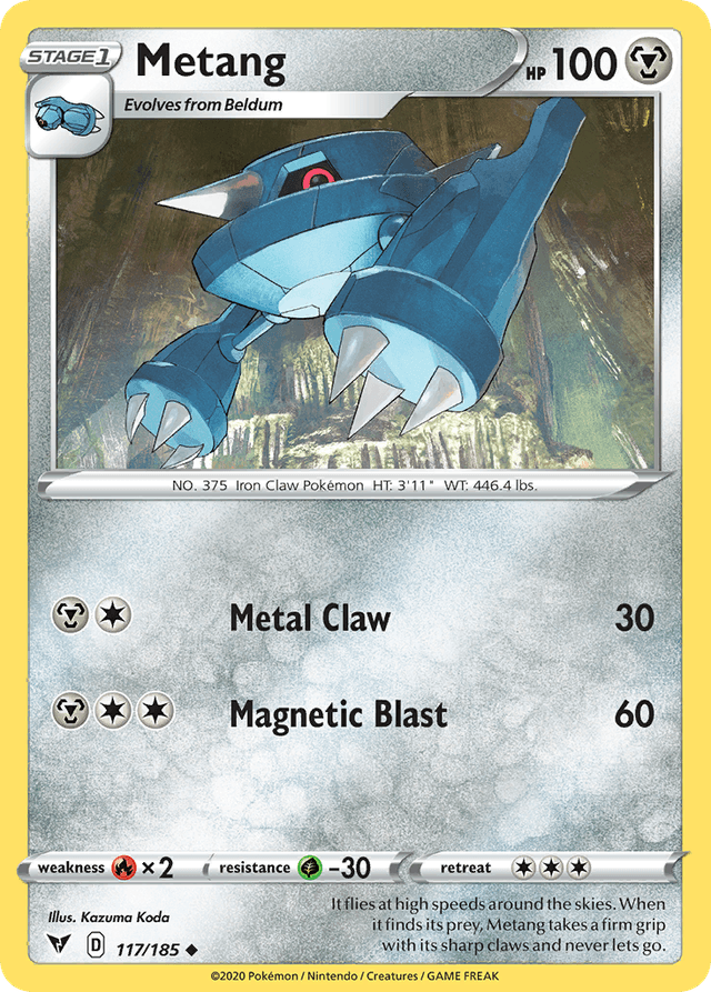 Carta Metang 117/185 do set Vivid Voltage — Pokémon TCG | Bynx
