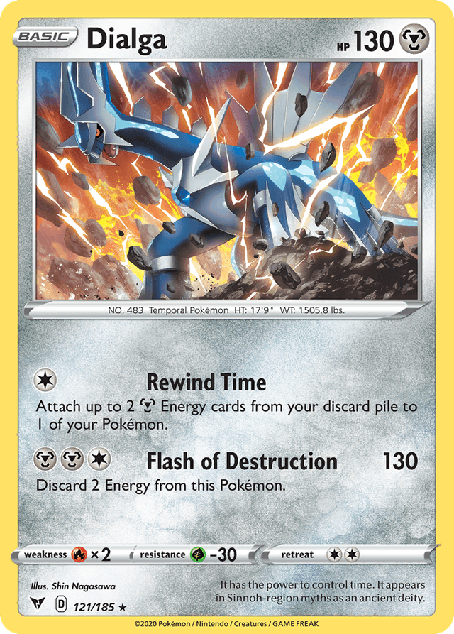 Carta Dialga 121/185 do set Vivid Voltage — Pokémon TCG | Bynx