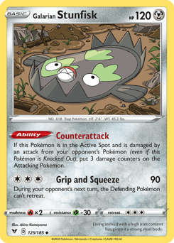 Galarian Stunfisk 125 — Vivid Voltage