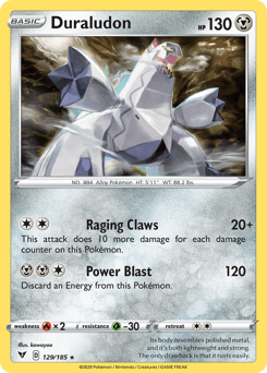 Duraludon 129/185 — Vivid Voltage