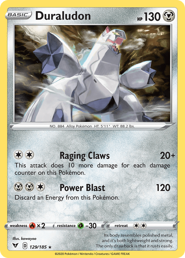 Carta Duraludon 129/185 do set Vivid Voltage — Pokémon TCG | Bynx
