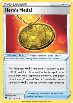 Hero's Medal 152/185 — Voltagem Vívida