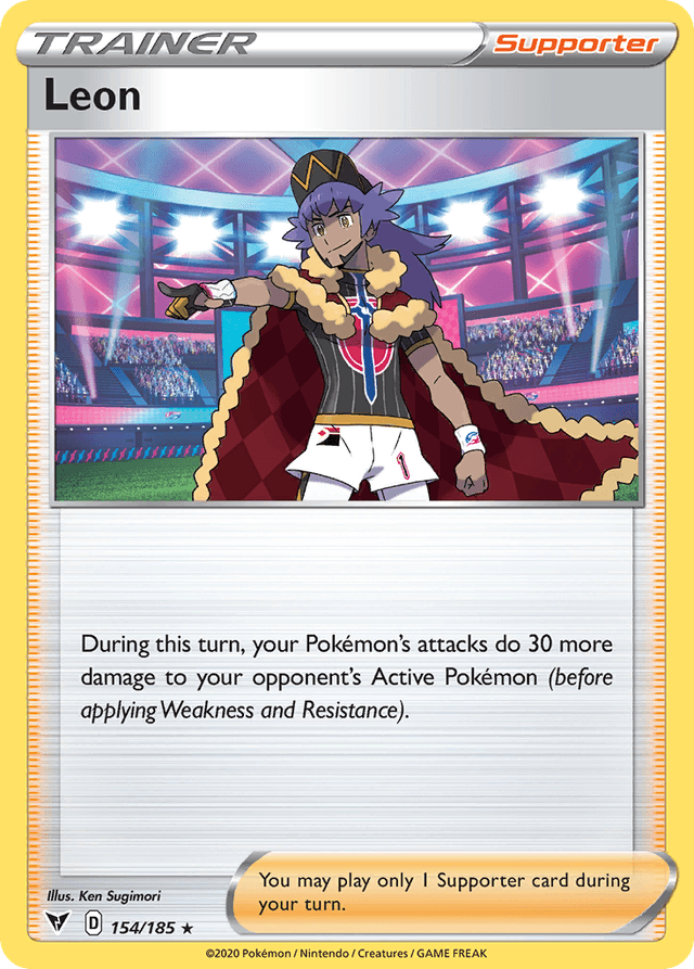 Carta Leon 154/185 do set Vivid Voltage — Pokémon TCG | Bynx