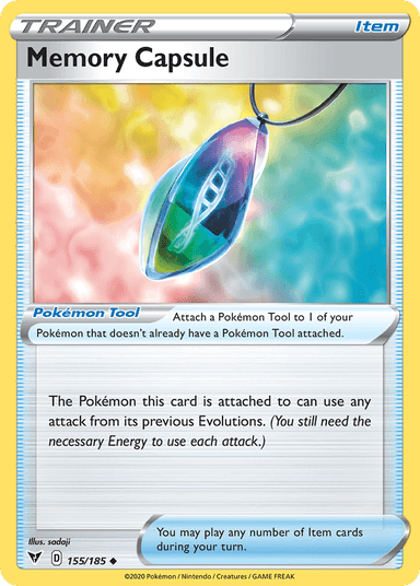 Carta Memory Capsule 155/185 do set Vivid Voltage — Pokémon TCG | Bynx