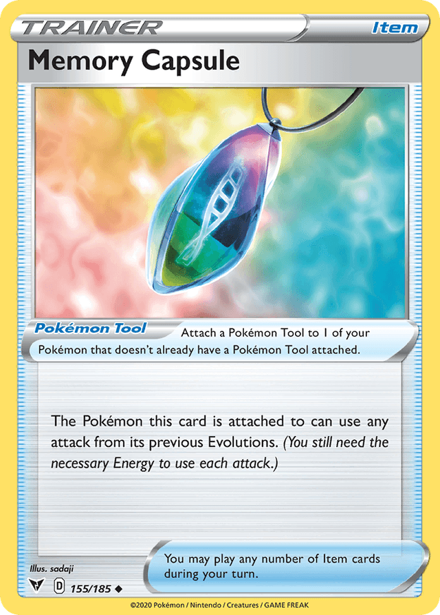 Carta Memory Capsule 155/185 do set Vivid Voltage — Pokémon TCG | Bynx