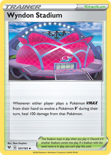 Carta Wyndon Stadium 161/185 do set Vivid Voltage — Pokémon TCG | Bynx
