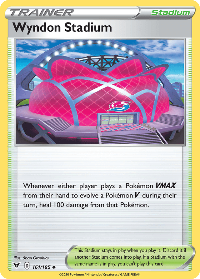 Carta Wyndon Stadium 161/185 do set Vivid Voltage — Pokémon TCG | Bynx