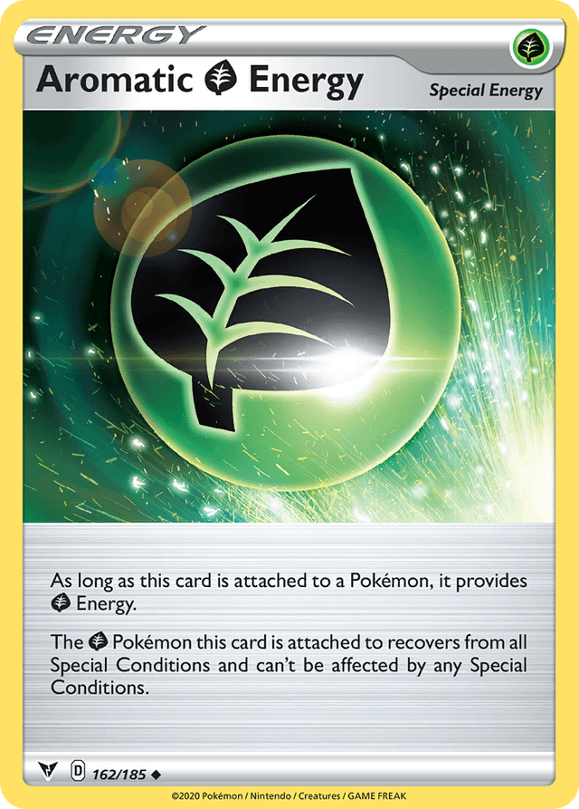 Carta Aromatic Grass Energy 162/185 do set Vivid Voltage — Pokémon TCG | Bynx