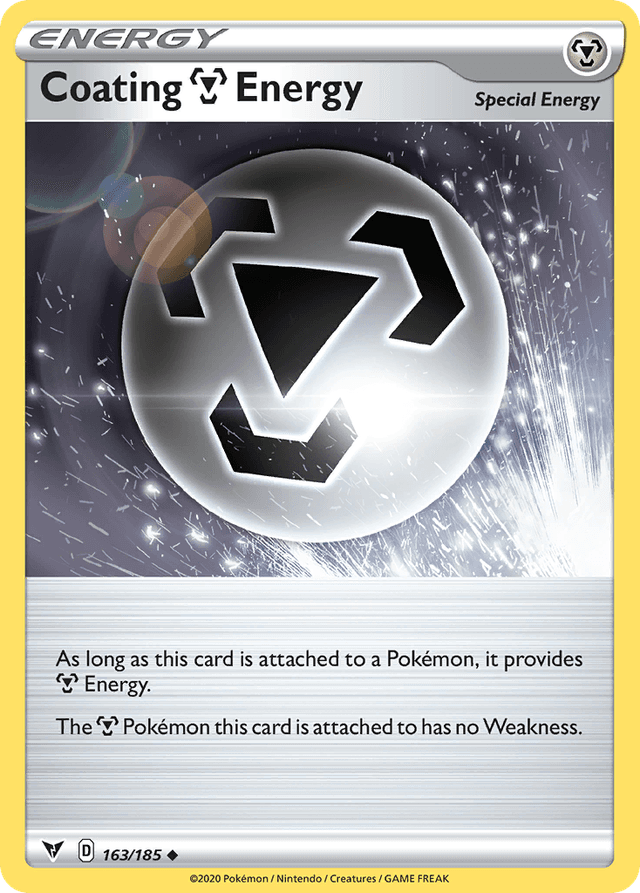 Carta Coating Metal Energy 163/185 do set Vivid Voltage — Pokémon TCG | Bynx
