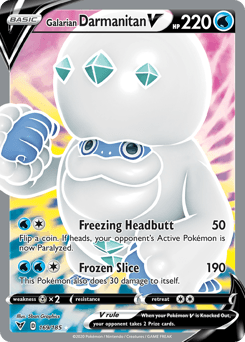 Galarian Darmanitan V 169 — Vivid Voltage