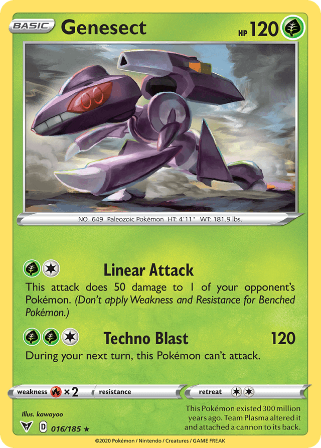 Carta Genesect 16/185 do set Vivid Voltage — Pokémon TCG | Bynx