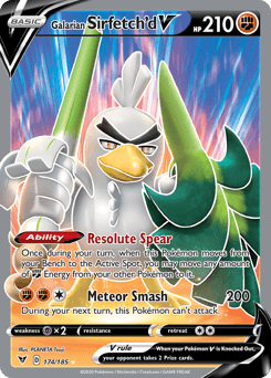 Galarian Sirfetch'd V 174/185 — Vivid Voltage