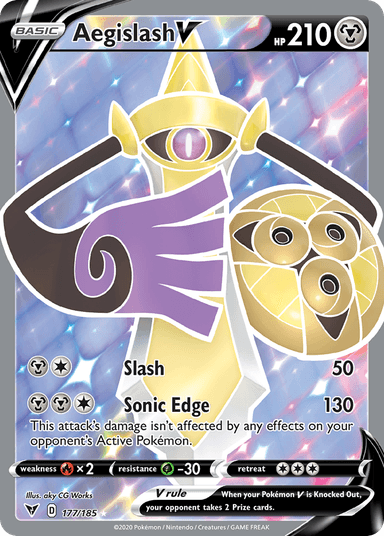 Carta Aegislash V 177/185 do set Vivid Voltage — Pokémon TCG | Bynx