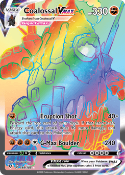 Carta Coalossal VMAX 189 do set Vivid Voltage — Pokémon TCG | Bynx