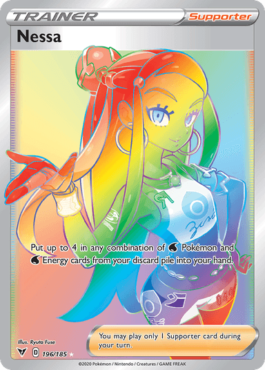 Carta Nessa 196/185 do set Vivid Voltage — Pokémon TCG | Bynx