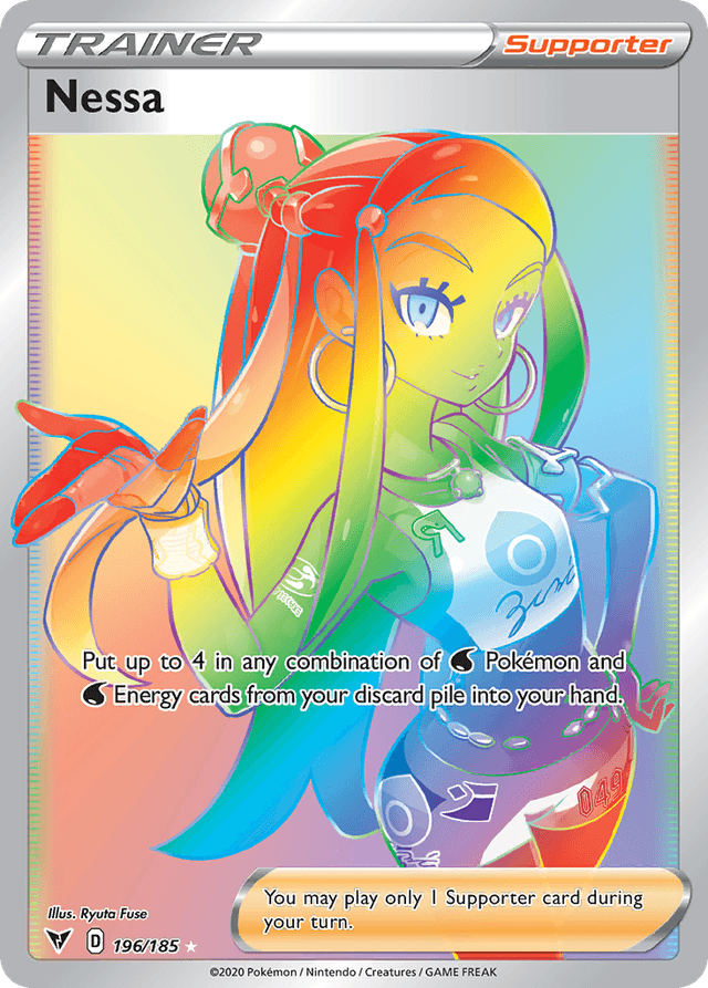 Carta Nessa 196/185 do set Vivid Voltage — Pokémon TCG | Bynx