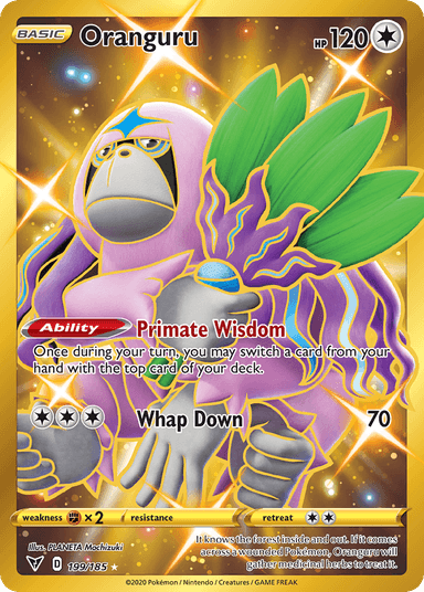 Carta Oranguru 199/185 do set Vivid Voltage — Pokémon TCG | Bynx