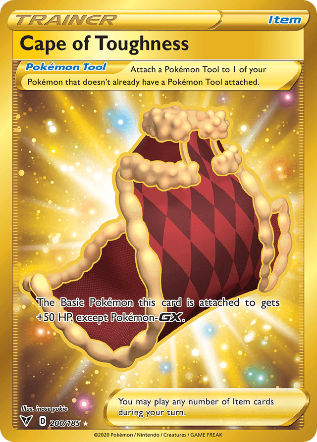 Carta Cape of Toughness 200/185 do set Vivid Voltage — Pokémon TCG | Bynx