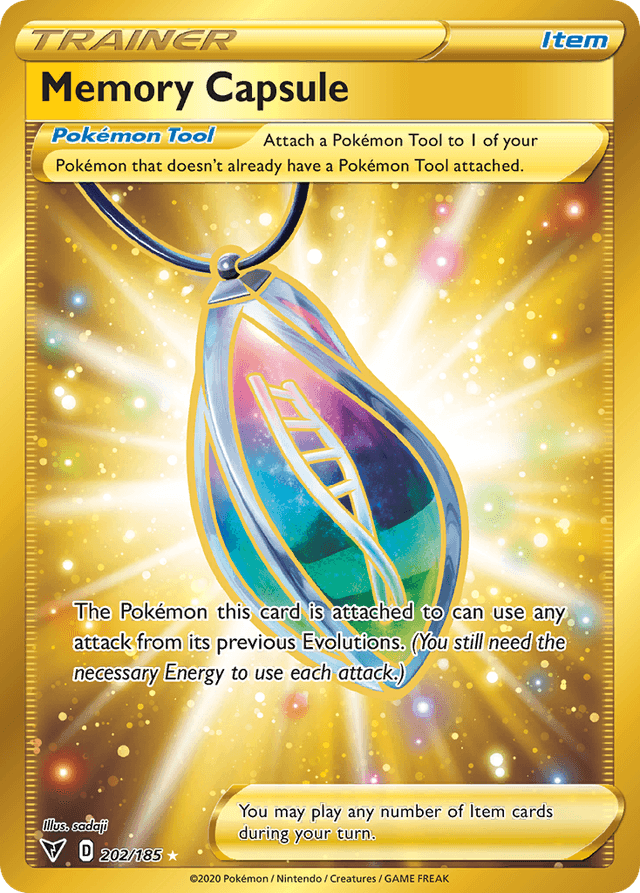 Carta Memory Capsule 202/185 do set Vivid Voltage — Pokémon TCG | Bynx