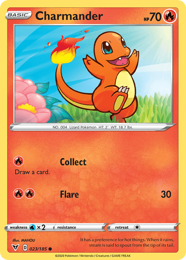 Carta Charmander 23/185 do set Vivid Voltage — Pokémon TCG | Bynx