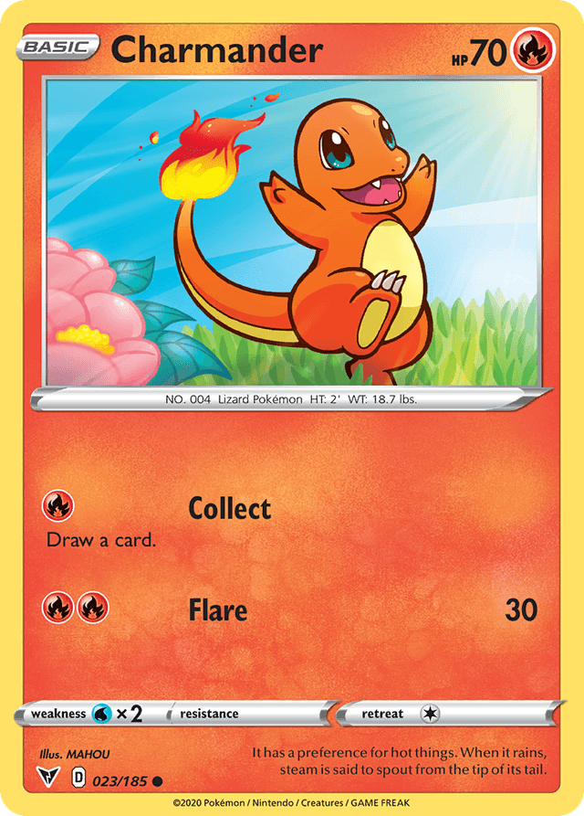 Carta Charmander 23/185 do set Vivid Voltage — Pokémon TCG | Bynx