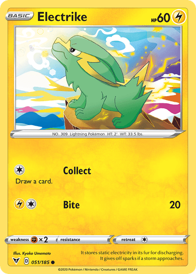Carta Electrike 51/185 do set Vivid Voltage — Pokémon TCG | Bynx