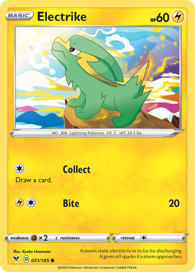 Carta Electrike 51/185 do set Vivid Voltage — Pokémon TCG | Bynx
