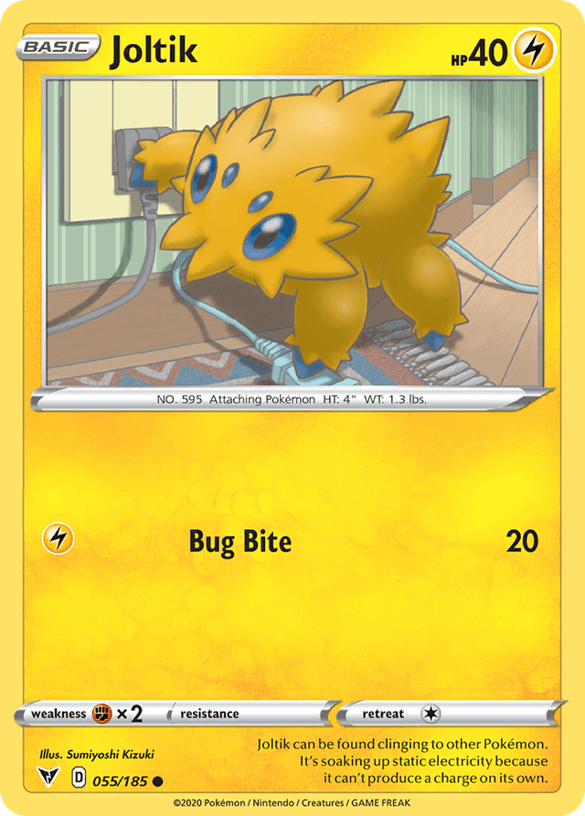 Carta Joltik 55/185 do set Vivid Voltage — Pokémon TCG | Bynx