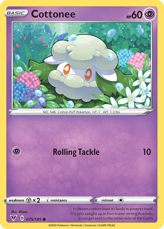 Carta Cottonee 75/185 do set Vivid Voltage — Pokémon TCG | Bynx