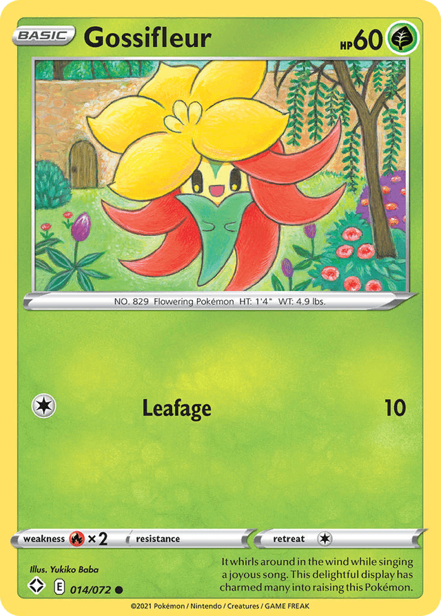 Carta Gossifleur 14/72 do set Shining Fates — Pokémon TCG | Bynx