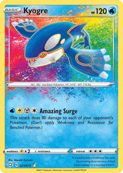 Kyogre 21 — Shining Fates