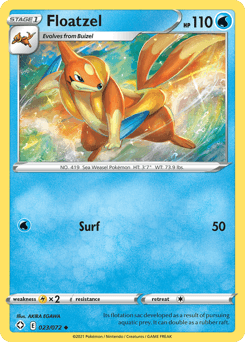 Floatzel 23/72 — Destinos Brilhantes
