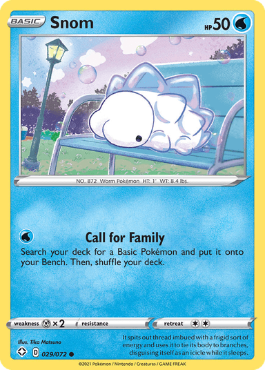 Carta Snom 29/72 do set Shining Fates — Pokémon TCG | Bynx