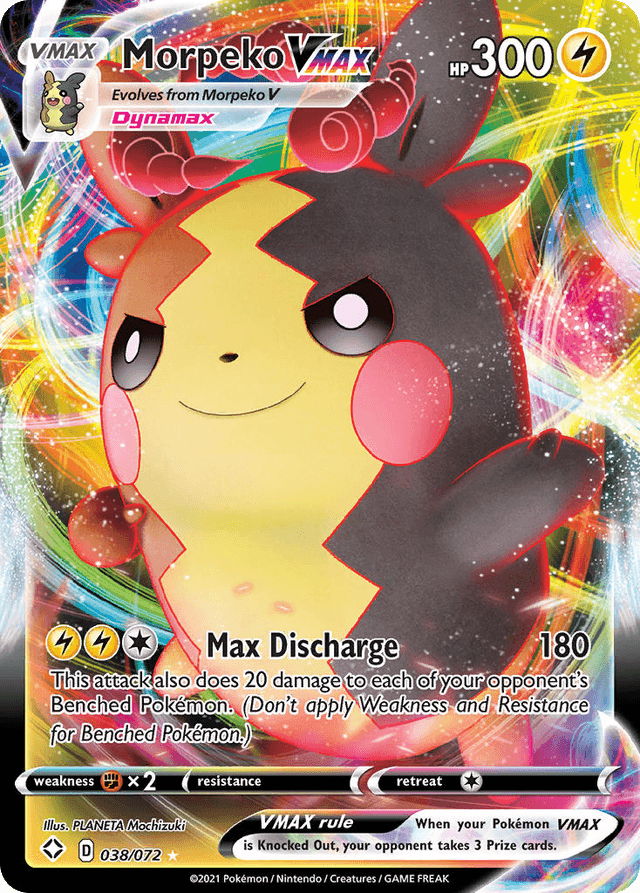 Carta Morpeko VMAX 38/72 do set Shining Fates — Pokémon TCG | Bynx