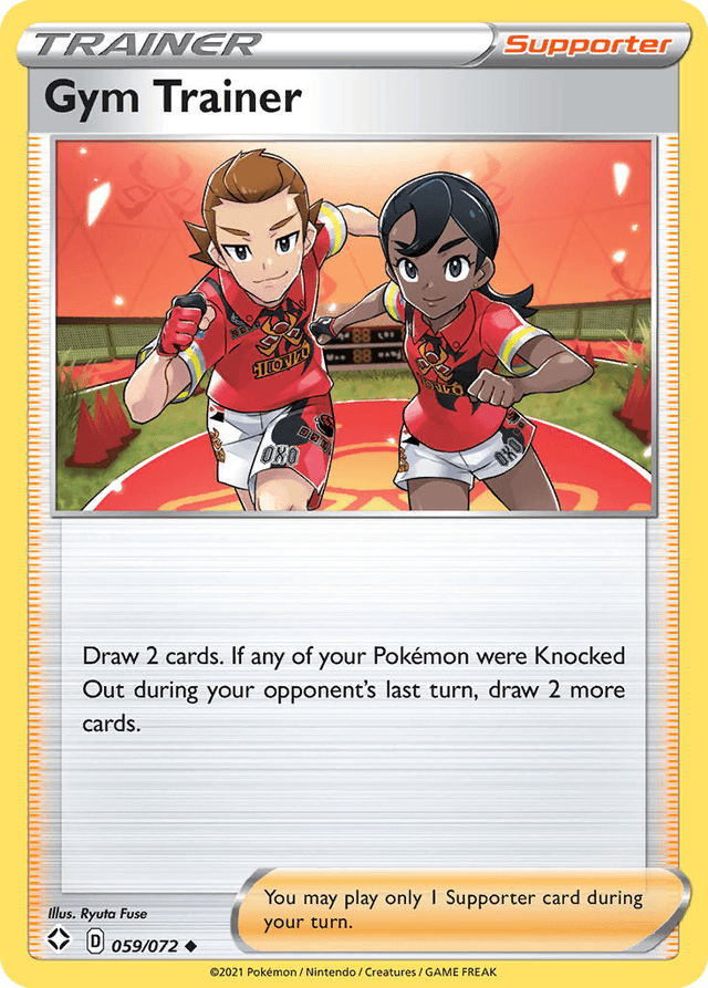 Carta Gym Trainer 59/72 do set Shining Fates — Pokémon TCG | Bynx