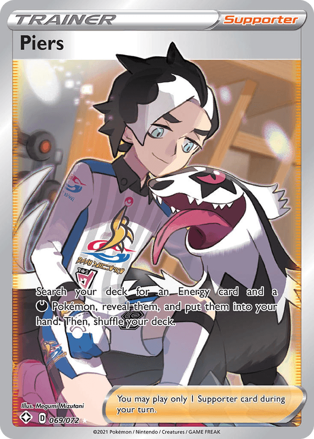 Carta Piers 69/72 do set Shining Fates — Pokémon TCG | Bynx