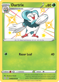 Dartrix SV002 — Shining Fates Shiny Vault