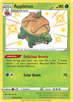 Appletun SV014 — Shining Fates Shiny Vault