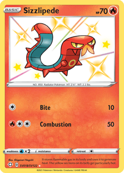 Sizzlipede SV018 — Shining Fates Shiny Vault