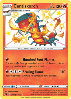 Centiskorch SV019 — Shining Fates Shiny Vault
