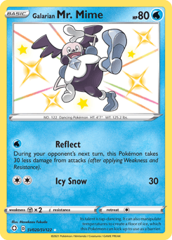 Galarian Mr. Mime SV020 — Shining Fates Shiny Vault