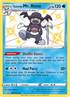 Galarian Mr. Rime SV021 — Shining Fates Shiny Vault