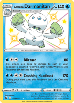 Galarian Darmanitan SV024 — Shining Fates Shiny Vault