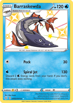Barraskewda SV032 — Shining Fates Shiny Vault