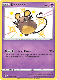 Dedenne SV051 — Shining Fates Shiny Vault