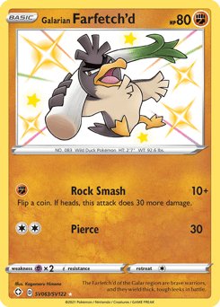 Galarian Farfetch'd SV063 — Shining Fates Shiny Vault