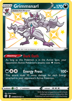 Grimmsnarl SV085 — Shining Fates Shiny Vault