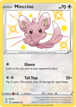 Minccino SV093 — Shining Fates Shiny Vault