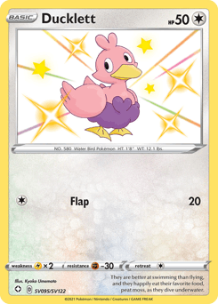 Ducklett SV095 — Shining Fates Shiny Vault