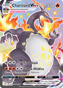 Charizard VMAX SV107 — Shining Fates Shiny Vault